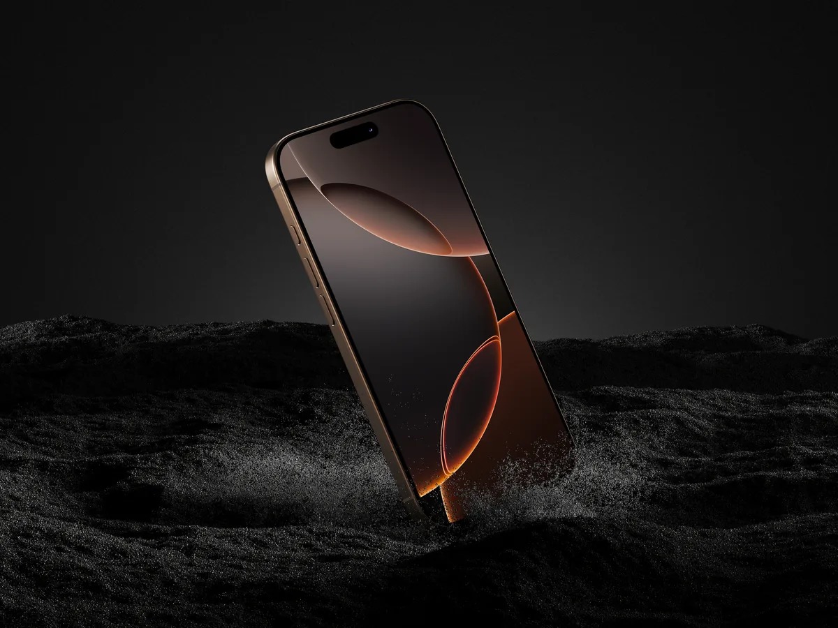 iPhone app mockup